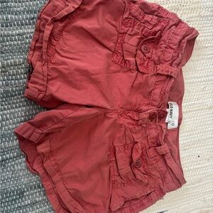 Old Navy Women's Cargo Shorts in Red